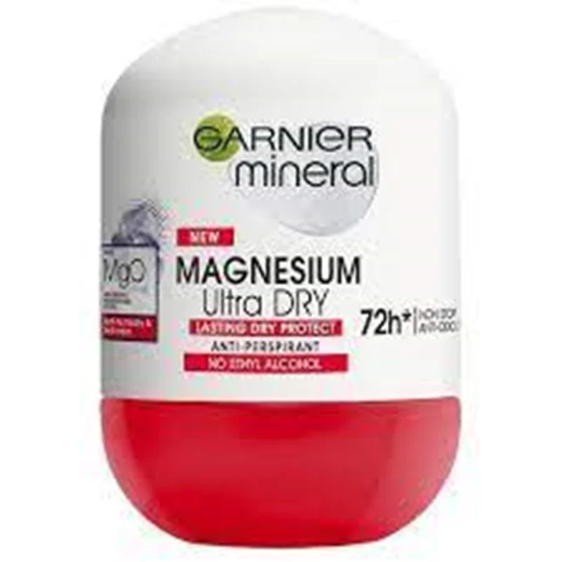 مام ضد تعریق زنانه گارنیه Garnier مدل Magnesium Ultra Dry (قرمز)