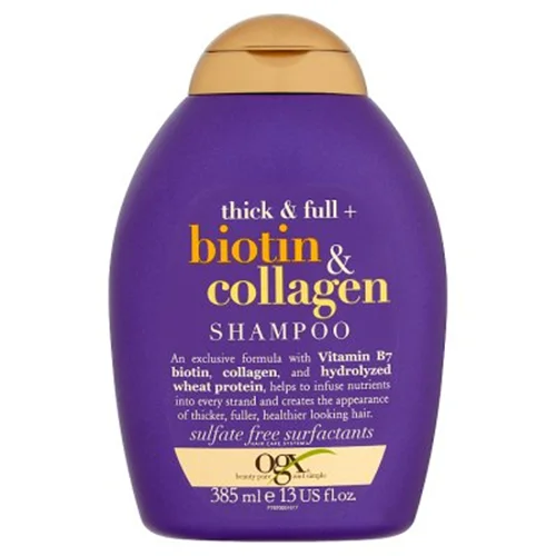 شامپو بیوتین کلاژن اوجی ایکسOGX Thick & Full Biotin & Collagen Shampoo۸۸6