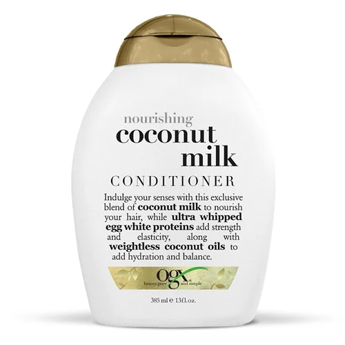 نرم کننده مغذی شیر نارگیل او جی ایکسOGX Nourishing Coconut Milk Conditioner