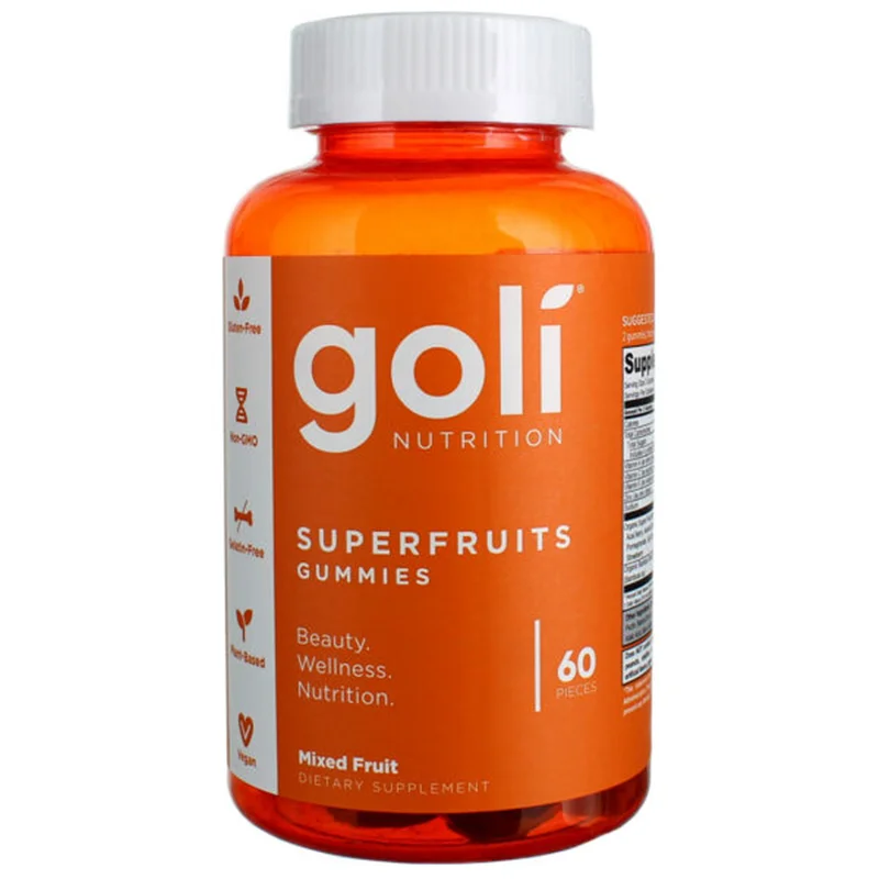 پاستیل ویتامینه سوپرفروت گلی Goli Nutrition SuperFruits Gummies