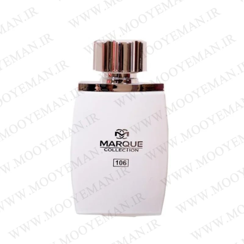 عطر جیبی مردانه لالیک سفید فراگرنس ورد مارکویی کالکشن کد 106 (Fragrance World Marque Lalique White)