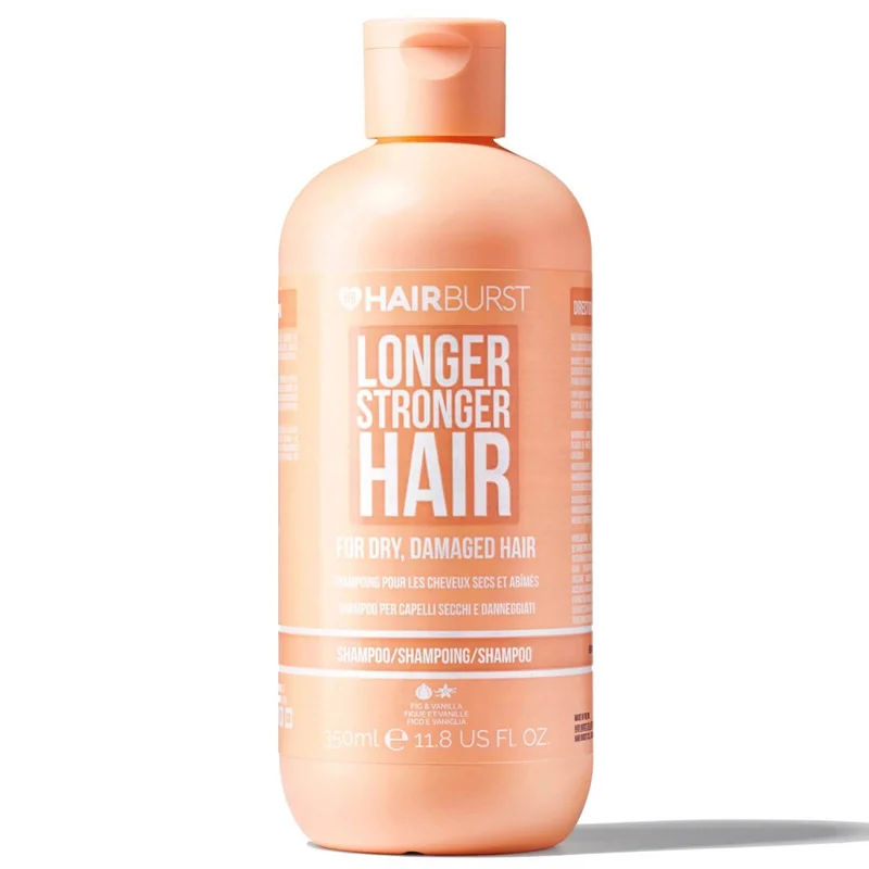 شامپو هیربرست Hairburst نارنجی مخصوص موهای خشک و آسیب دیده با رنگ و حرارت حجم 350ml