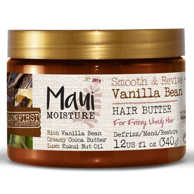 ماسک موی دانه وانیل Vanilla Bean مائویی Maui اصل | ضد وز، آبرسان، صاف و ترمیم کننده قوی مو