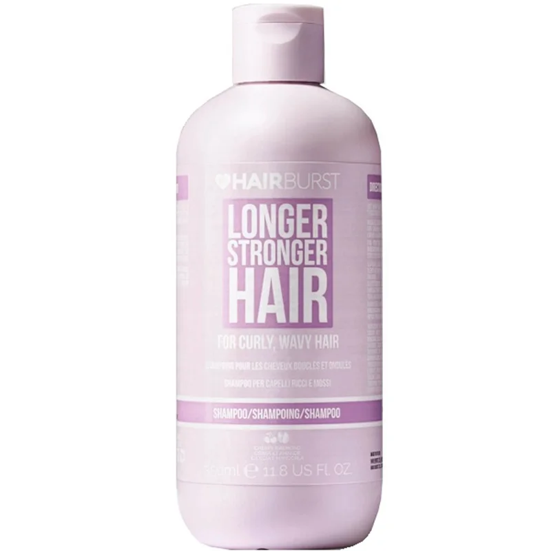 شامپو هیربرست Hairburst بنفش مخصوص موهای فر و مجعد حجم 350ml
