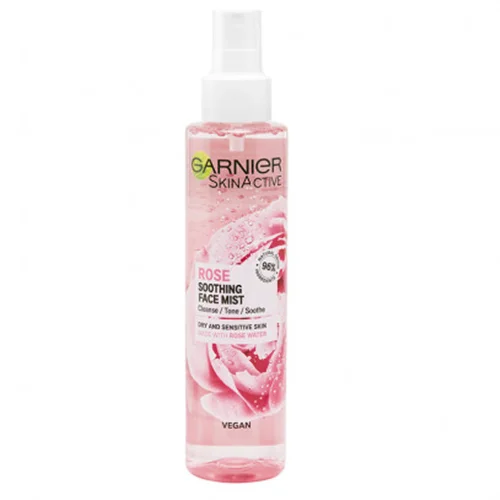 اسپری آبرسان و پاک کننده پوست گل رز گارنیه Garnier Rose Mist