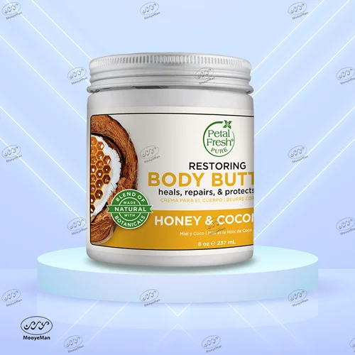 کره بدن عسل و نارگیل پتال فرشPetal Fresh Honey and Coconut Restoring Body Butter